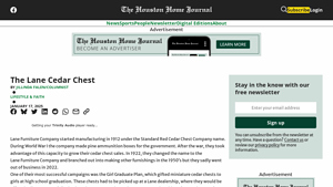 The Lane Cedar Chest - lane cedar chest company