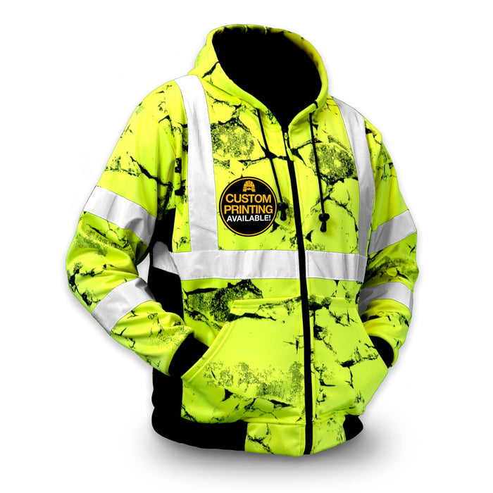 A relevant stock photo of hi vis jacket custom in a typical setting.