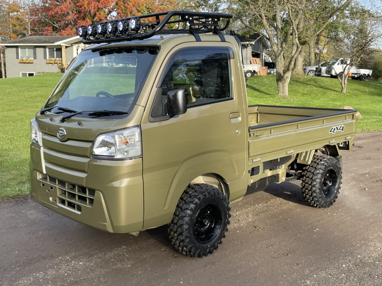 A relevant stock photo of hijet custom in a typical setting.
