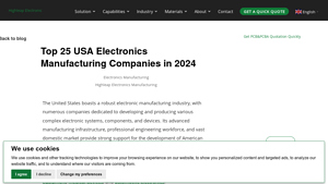 Top 25 USA Electronics Manufacturing Companies in 2024 - electronics contract manufacturer