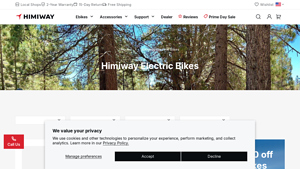 Long-Range Fat Tire, Cargo & City eBikes - Himiway Electric Bike - electric two wheeler company