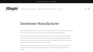 Swimwear Manufacturer | Custom & White Label - Hingto - swimwear manufacturer