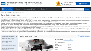 Paper Cutting Machines - Heavy Duty Paper Cutter Manufacturer ... - paper cutting machine factory
