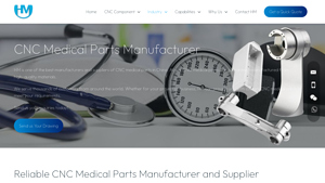 Custom CNC Medical Parts Manufacturer - HM - hmaking.com - cnc machined parts for medical equipment manufacturer