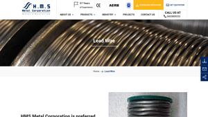 Lead Wire Manufacturers & Exporters - HMS Metal Corporation - lead wire factory