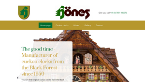 hoenes-clocks.com - cucoo clocks direct from manufacturer germany