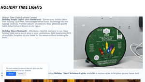 Holiday Time Lights Official Website - Premium Lighting - holiday time manufacturer