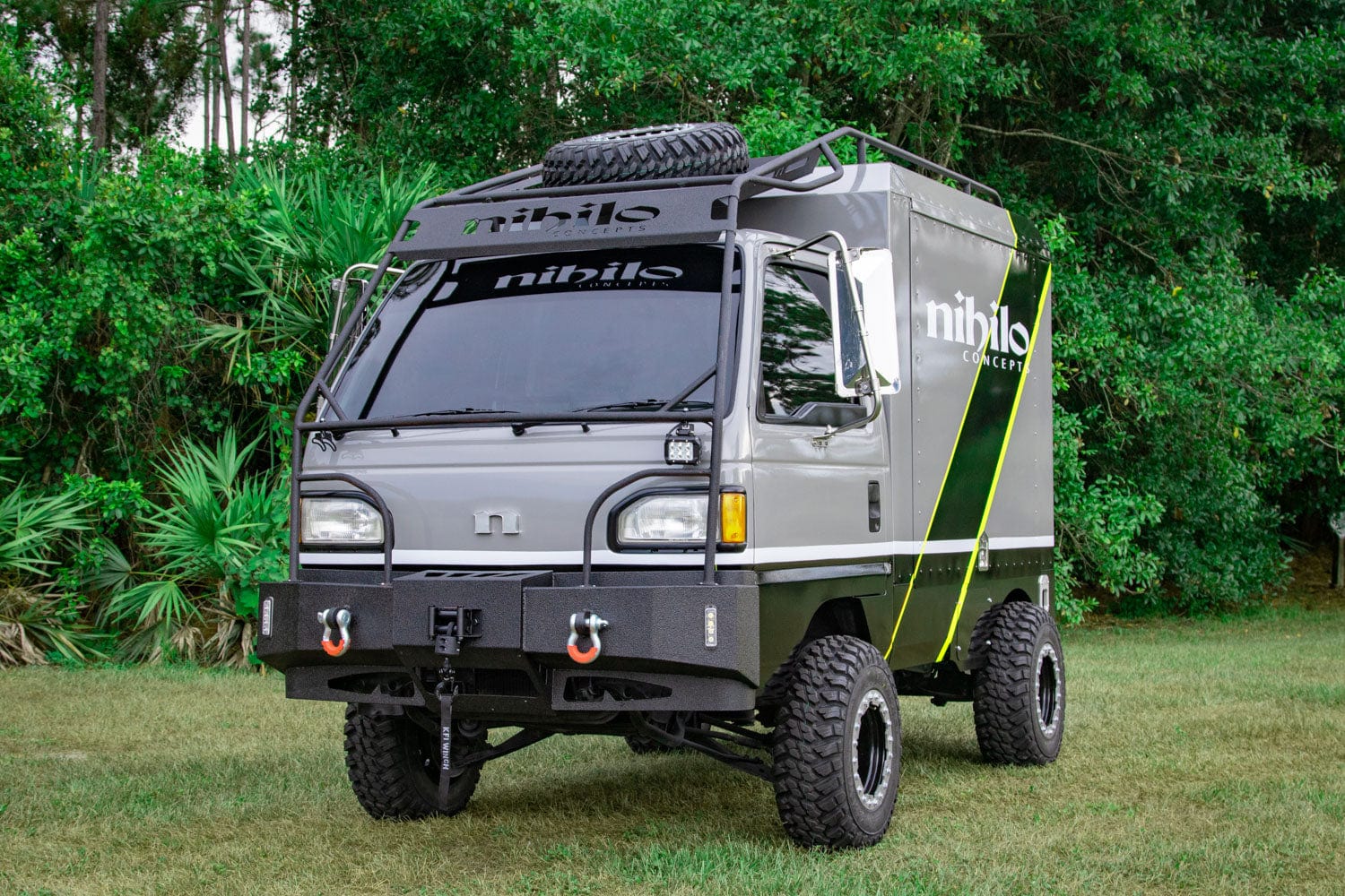 A relevant stock photo of honda mini truck custom in a typical setting.