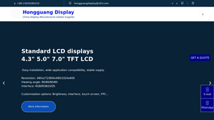 TFT LCD | OLED | Controller Board | Hongguang Display Manufacturer - display manufacturer