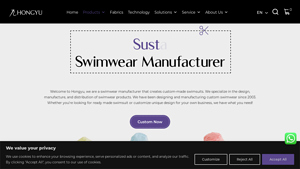 Swimwear Manufacturer - Hongyu Apparel - swimwear manufacturer