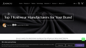 Top 7 Knitwear Manufacturers For Your Brand | Hongyu Apparel - knitwear manufacturer