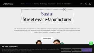 Streetwear Manufacturer - Hongyu Apparel - streetwear manufacturer