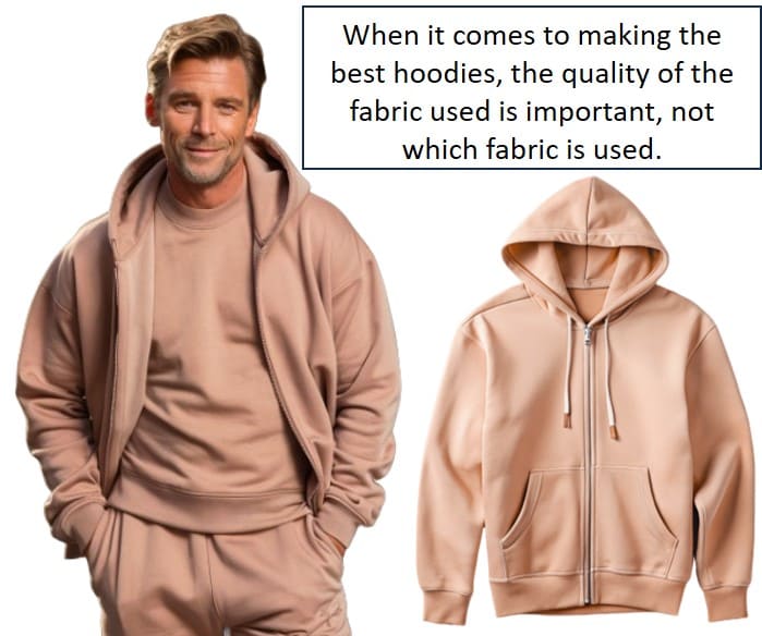 A relevant stock photo of hoodie manufacturer in a typical setting.