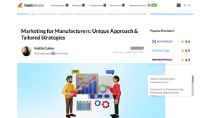Marketing for Manufacturers: Strategies & Best Practices - manufacturer marketing