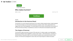 Who makes hummer? - HotBot - hummer manufacturer