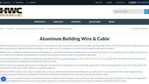 Aluminum Building Wire & Cable - aluminum wire factory