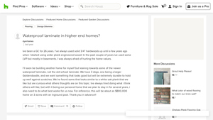 Waterproof laminate in higher end homes? - Houzz - best laminate flooring company