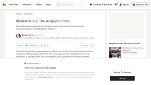 Modern Icons: The Acapulco Chair - Houzz - acapulco chair company