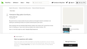 Hampton Bay patio furniture... - Houzz - hampton bay patio furniture factory