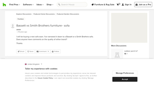 Bassett vs Smith Brothers furniture- sofa - Houzz - smith brothers furniture company