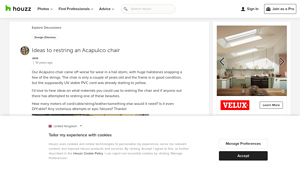 Ideas to restring an Acapulco chair | Houzz AU - acapulco chair company