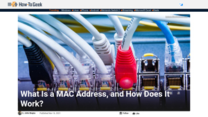 What Is a MAC Address, and How Does It Work? - How-To Geek - 88:15:44:a8:3e:80 mac address manufacturer