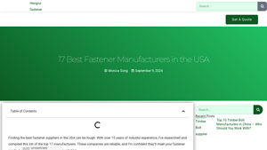17 Best Fastener Manufacturers and Suppliers in the USA - fastener manufacturer