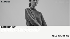 Harkened Peru - Luxury Knitwear Manufacturing - knitwear manufacturer