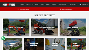 China Mini Excavator Manufacturer HUAYEE - small excavator factory