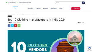 Best 10 Clothing manufacturers in India - Hula Global - clothing manufacturer india
