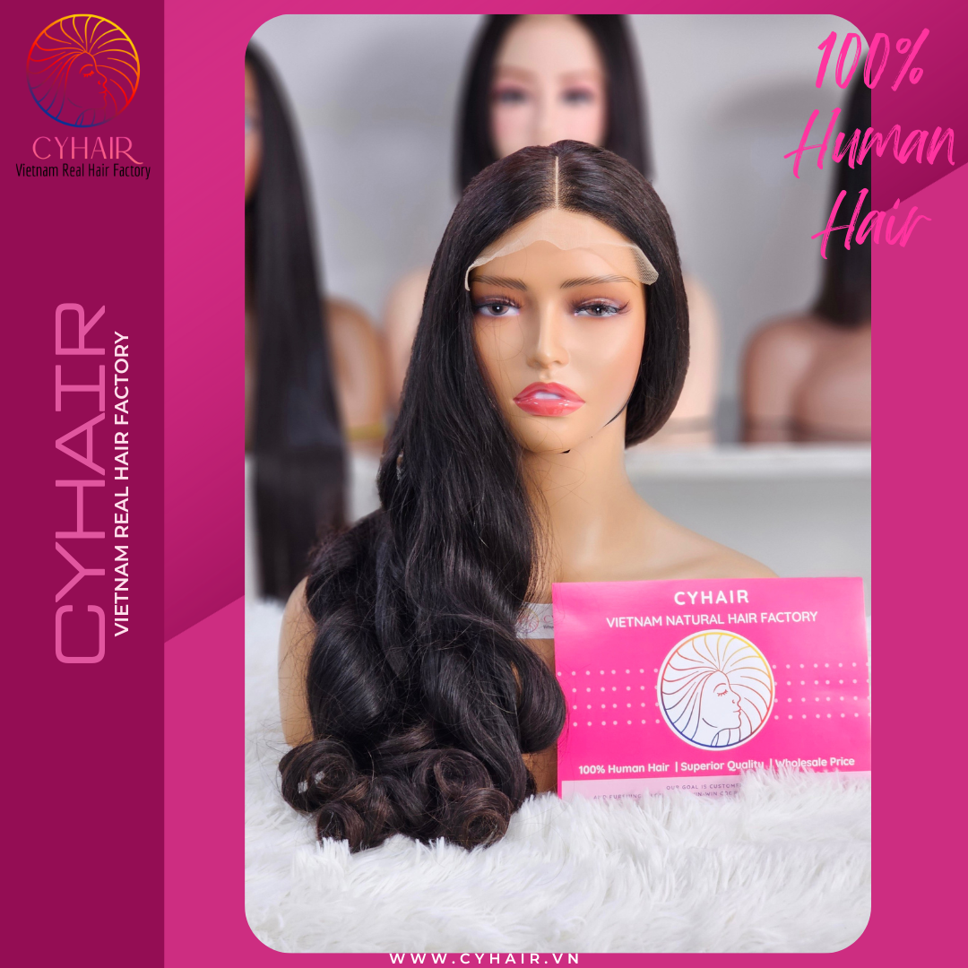A relevant stock photo of human hair wig manufacturer in a typical setting.