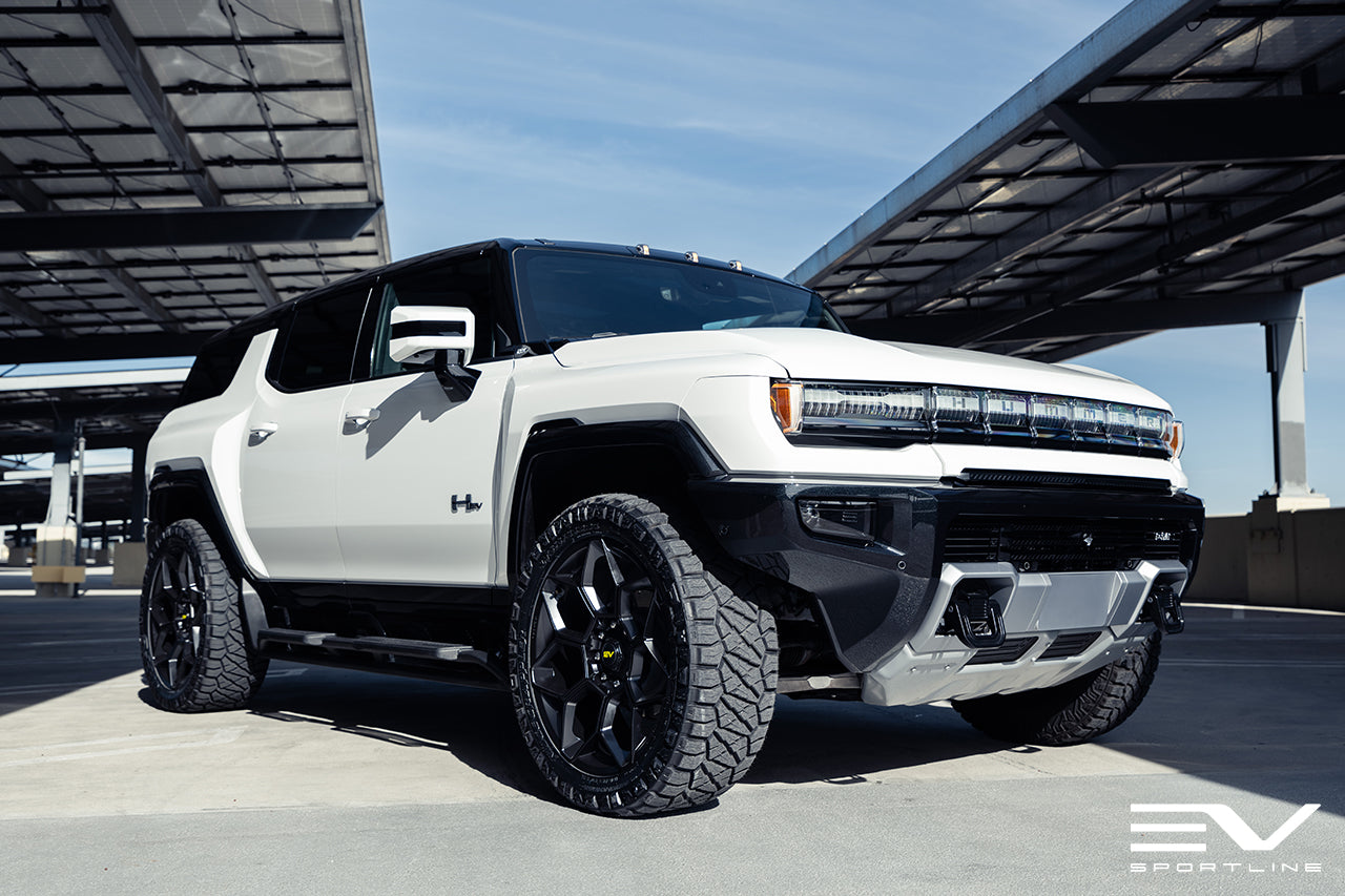 A relevant stock photo of hummer ev custom in a typical setting.