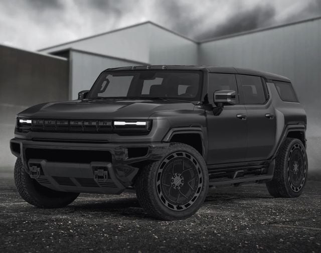 A relevant stock photo of hummer ev custom in a typical setting.