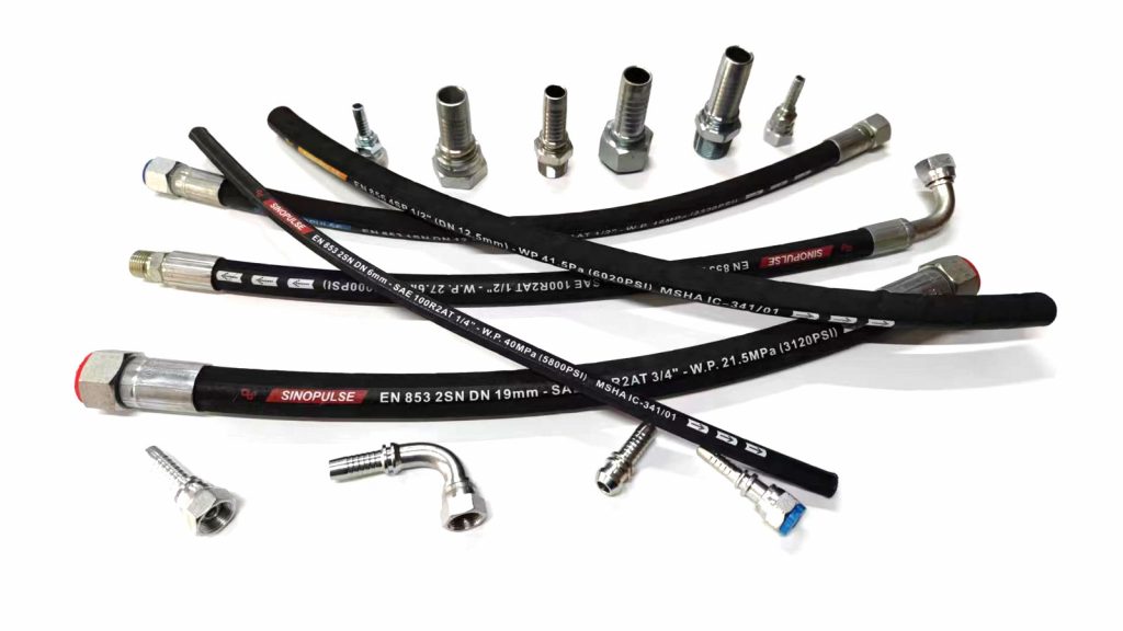 A relevant stock photo of hydraulic hose china in a typical setting.