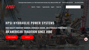 Pile Driving Equipment Manufacturers | Hydraulic Power Systems - best hydraulic auger manufacturer usa