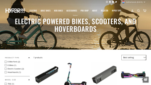 Shop Electric Powered Bikes and Scooters | Hyper Bicycles - electric two wheeler company