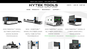 Fiber Laser Cutters - Hytek Tools - laser metal cutting machine factory