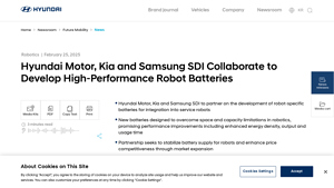 Hyundai Motor, Kia and Samsung SDI Collaborate to Develop High ... - samsung battery company