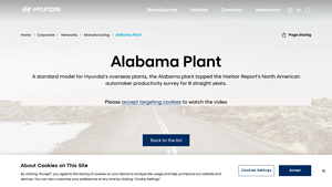 Alabama Plant | Manufacturing | Networks - Hyundai Worldwide - calera al to hyundai motor manufacturer