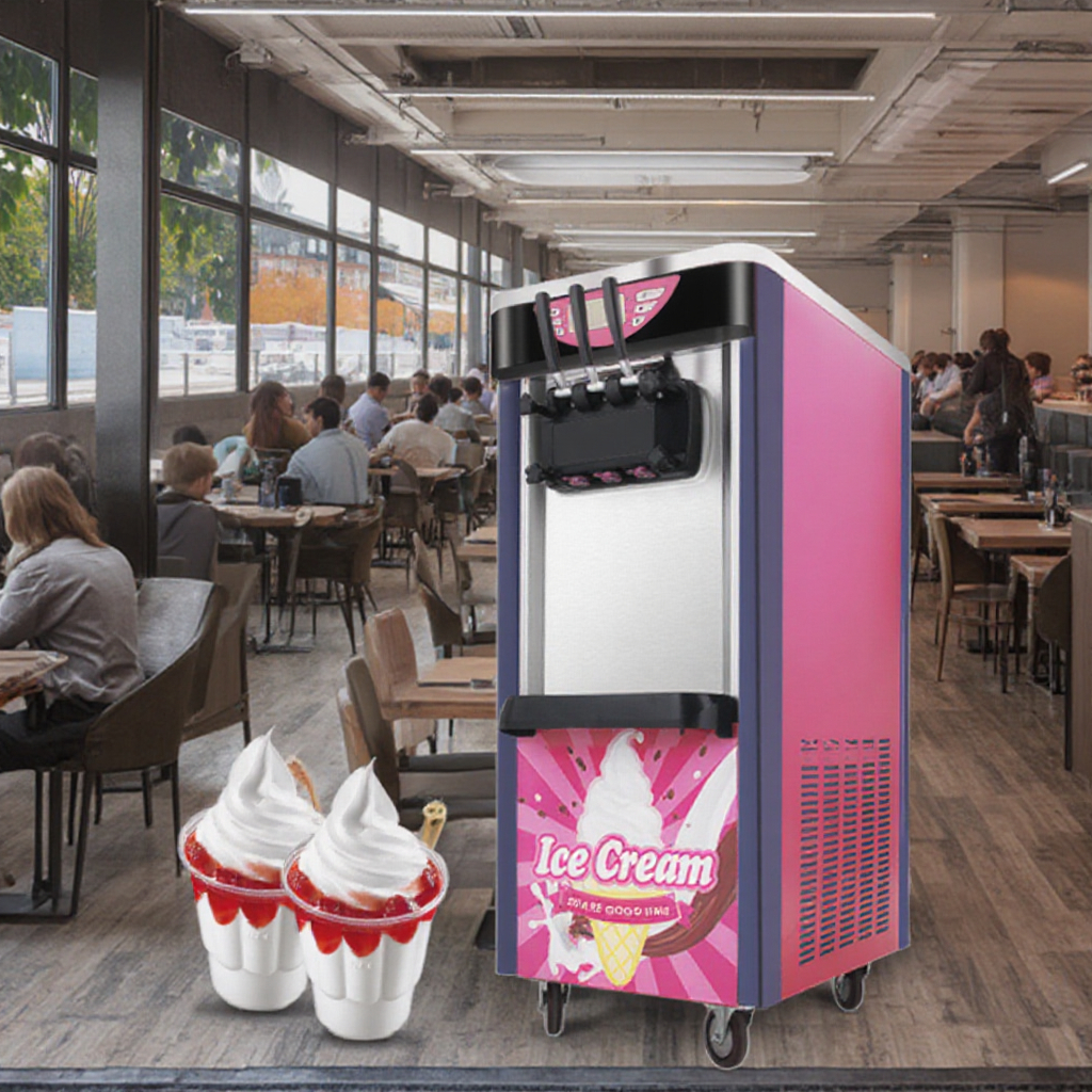 A relevant stock photo of ice cream machine china in a typical setting.