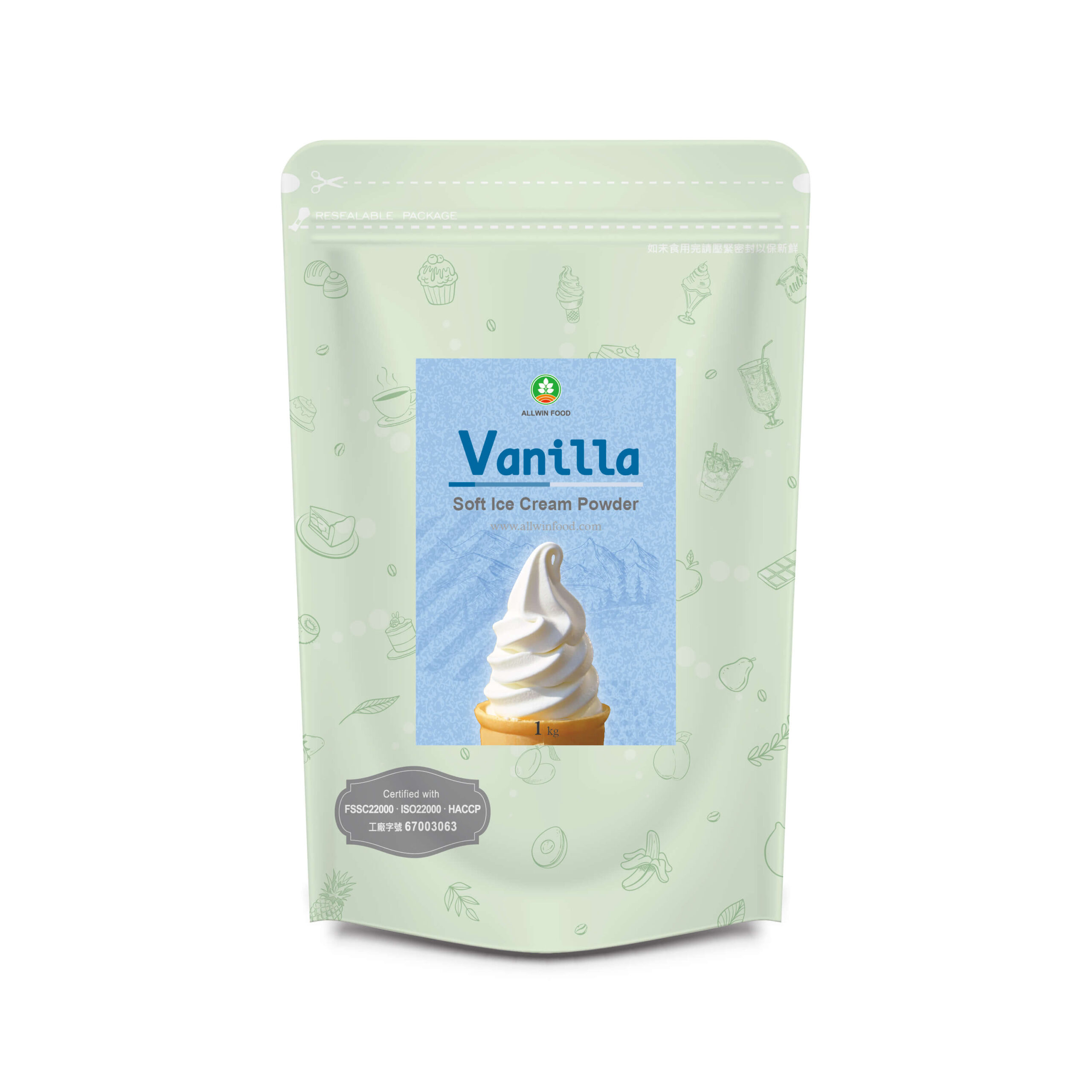 A relevant stock photo of ice cream powder supplier in a typical setting.
