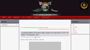 Lockheed Martin Promises High Output for India with F-21/F-16 Dash V ... - f16 manufacturer