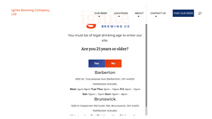 Ignite Brewing Company | Local Craft Brewery in Barberton, OH - beer brewing factory