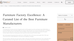 Furniture Factory Excellence: A Curated List of the Best ... - homemore - best furniture factory