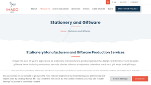 Stationery Manufacturers | Giftware Production | Imago - stationery manufacturer
