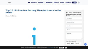 Top 15 Lithium-Ion Battery Manufacturers | IMARC Group - lithium ion battery manufacturer