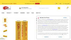 IMREN 21700 3750mAh 40A Rechargeable Lithium Battery - 21700 battery bulk