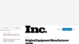 Original Equipment Manufacturer (OEM) - Inc.com - example of original equipment manufacturer