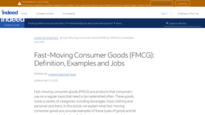 Fast-Moving Consumer Goods (FMCG): Definition, Examples and Jobs - fmcg manufacturer