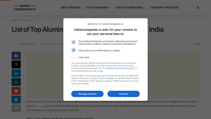 List of Top Aluminium [Producer] Companies in India - aluminum manufacturer